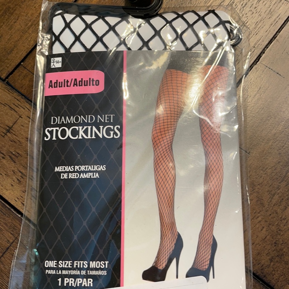 Diamond net adult stockings